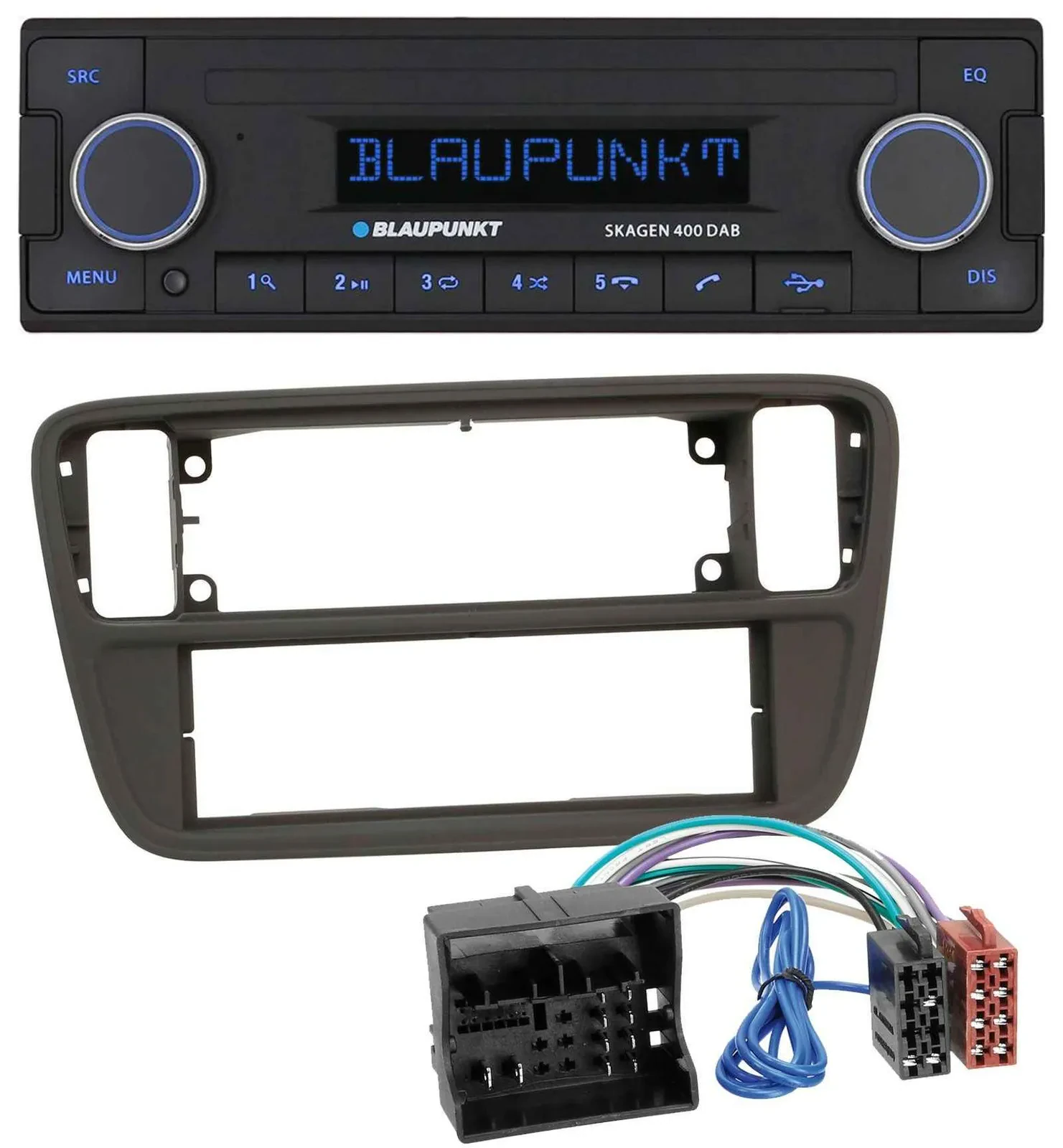 Blaupunkt DAB USB Bluetooth MP3 Autoradio für Seat Mii (ab 2011)