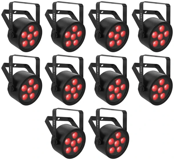 Светодиодный прибор Chauvet DJ SlimPAR H6 ILS RGBAW+UV LED DMX (10 штук)