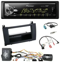Pioneer Bluetooth USB DAB Lenkrad Autoradio für Mercedes SLK R171 04-11 aktiv