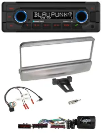 Автомагнитола для Ford Mondeo 2000–2002 Blaupunkt CD, MP3, Bluetooth, USB, серебристая