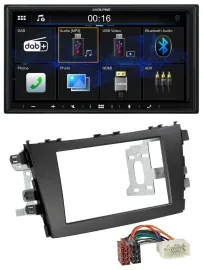 Alpine Bluetooth 2DIN MP3 DAB USB Autoradio für Suzuki Celerio LF ab 2014