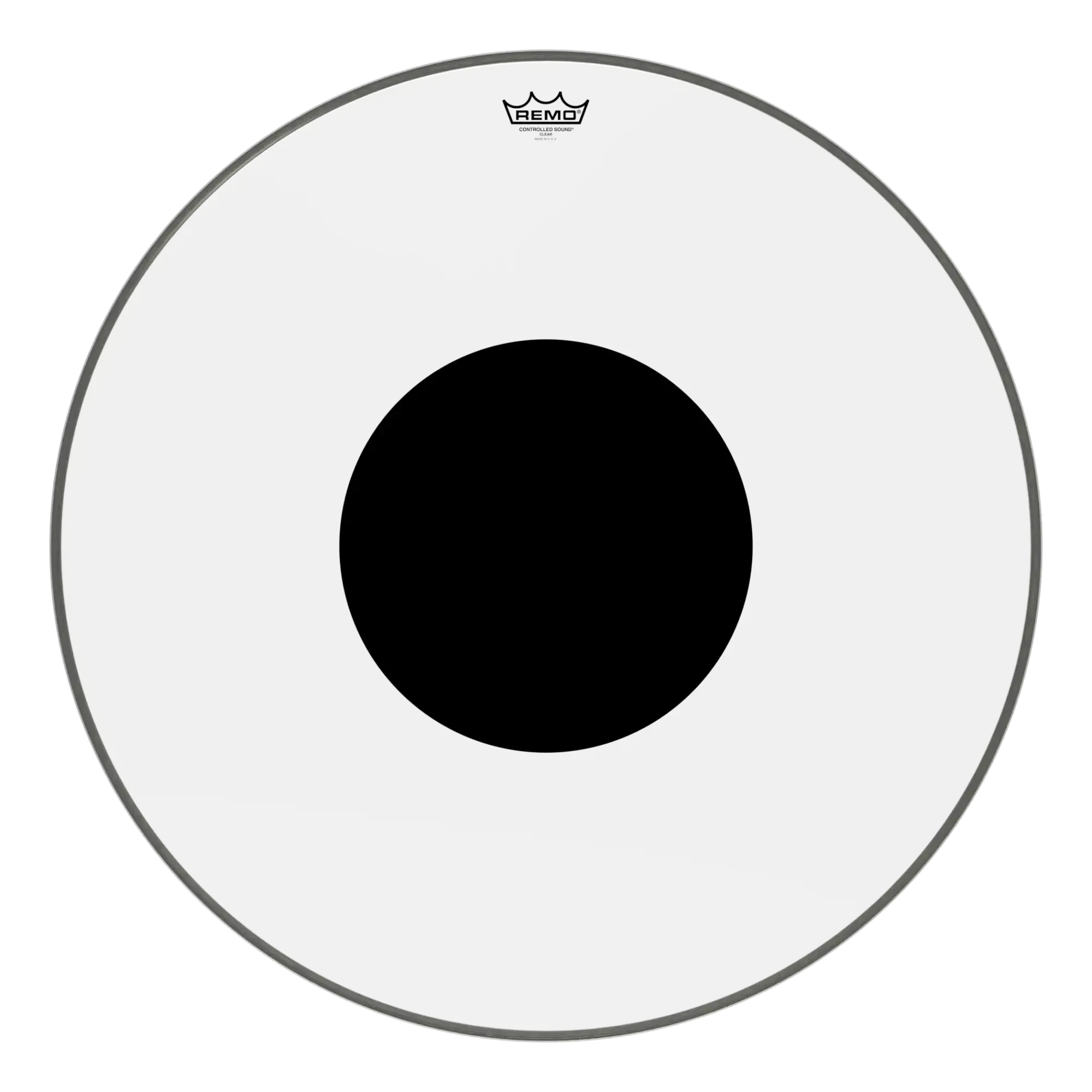 Пластик для барабана Remo 28" Controlled Sound Clear Black Dot