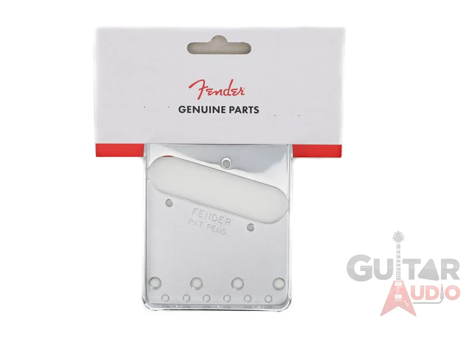 Бридж для электрогитары Fender Vintage Telecaster 3-Saddle Bridge Plate, хром
