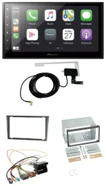 Pioneer USB MP3 2DIN Bluetooth DAB Autoradio für Opel Corsa C Quadlock 2000-2006