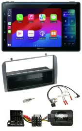 Автомагнитола Pioneer Bluetooth DAB USB для Alfa Romeo 147/GT, антрацит, с нишей