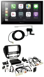 Автомагнитола Pioneer 2DIN Bluetooth, DAB, USB для Kia Soul (с 2014)