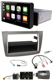 Pioneer Bluetooth Lenkrad DAB USB Autoradio für Alfa Mito 2014-2018 955 silber