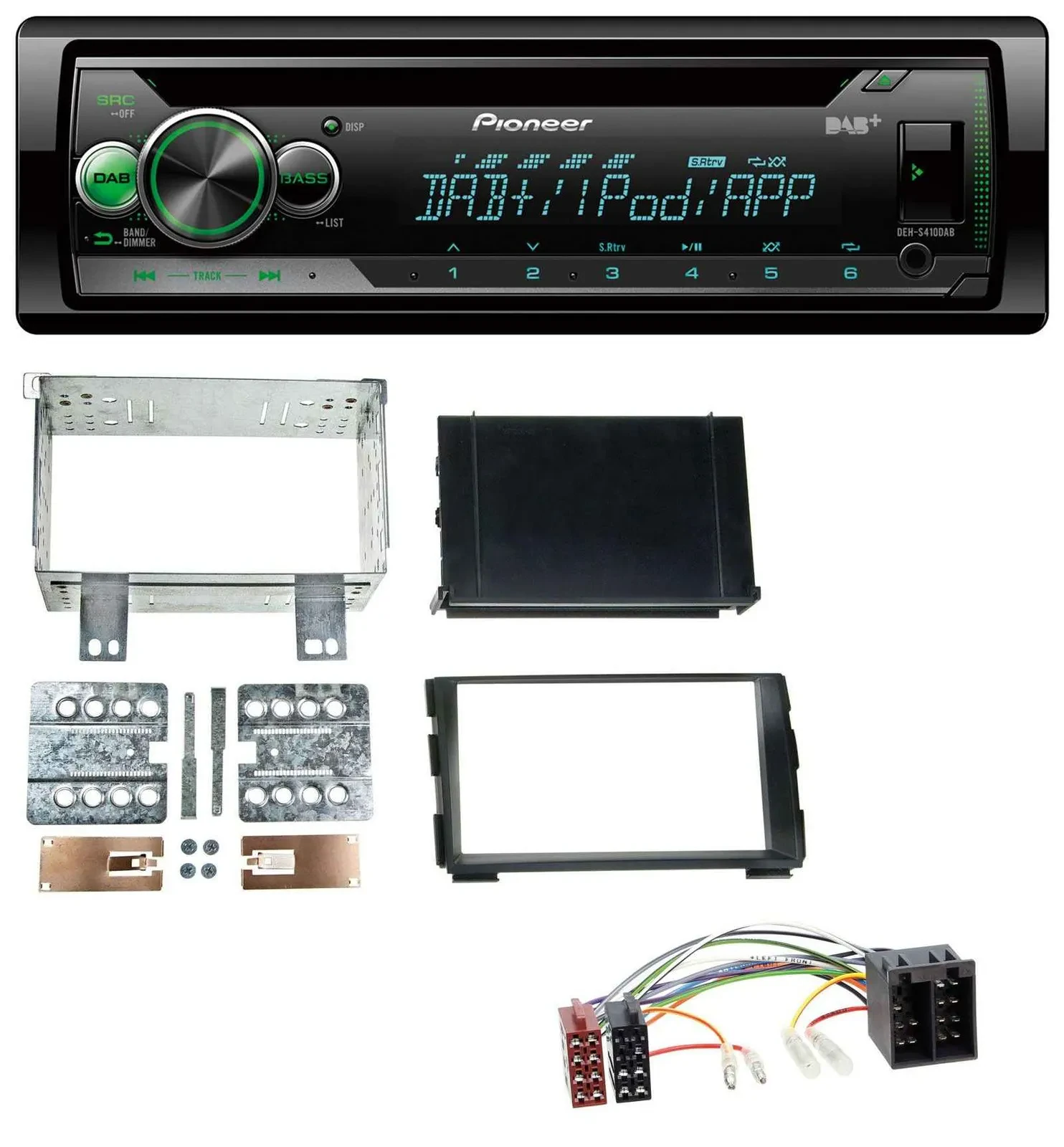 Автомагнитола для Kia Ceed 2009–2012 / proCeed 2011–2013 Pioneer USB/MP3/DAB/AUX/CD