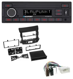 Blaupunkt MP3 AUX USB 1DIN Autoradio für Citroen C-Crosser Mitsubishi Outlander