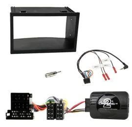 Einbauset Lenkradadapter Doppel DIN Autoradio für VW Golf 4 Polo Passat ISO