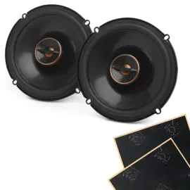 Infinity REF607F 120W RMS 6.5" Coaxial Speakers with Sound Damping