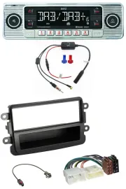 Dietz DAB USB MP3 Bluetooth Autoradio für Dacia Lodgy Duster Dokker Sandero schw