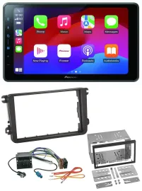 Pioneer Bluetooth 2DIN USB MP3 DAB Autoradio für VW Passat 05-14 Polo 09-14 Scir