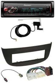 Pioneer Bluetooth DAB USB MP3 Autoradio für Renault Twingo ab 2012 schwarz