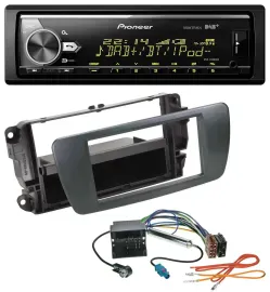 Pioneer Bluetooth USB DAB MP3 Autoradio für Seat Ibiza ab 08 azabacheschwarz