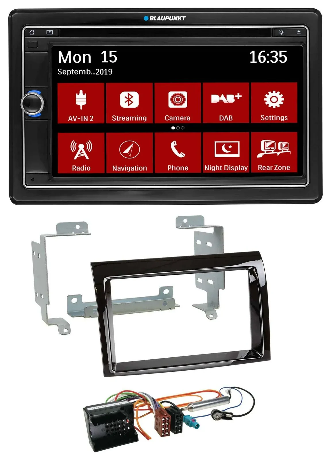 Автомагнитола для Citroen Jumper 2006–2011 Blaupunkt 2DIN, Bluetooth, DAB, USB, DVD, MP3