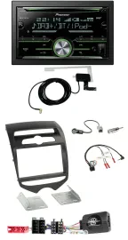 Автомагнитола для Hyundai ix20 Pioneer CD/USB, Bluetooth, DAB, 2 DIN, поддержка кнопок на руле