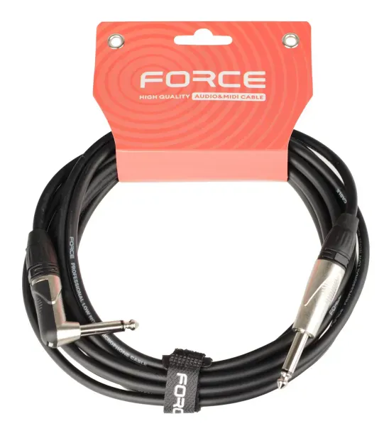 Инструментальный кабель Force FGC-09/4,5L Black 4.5 м