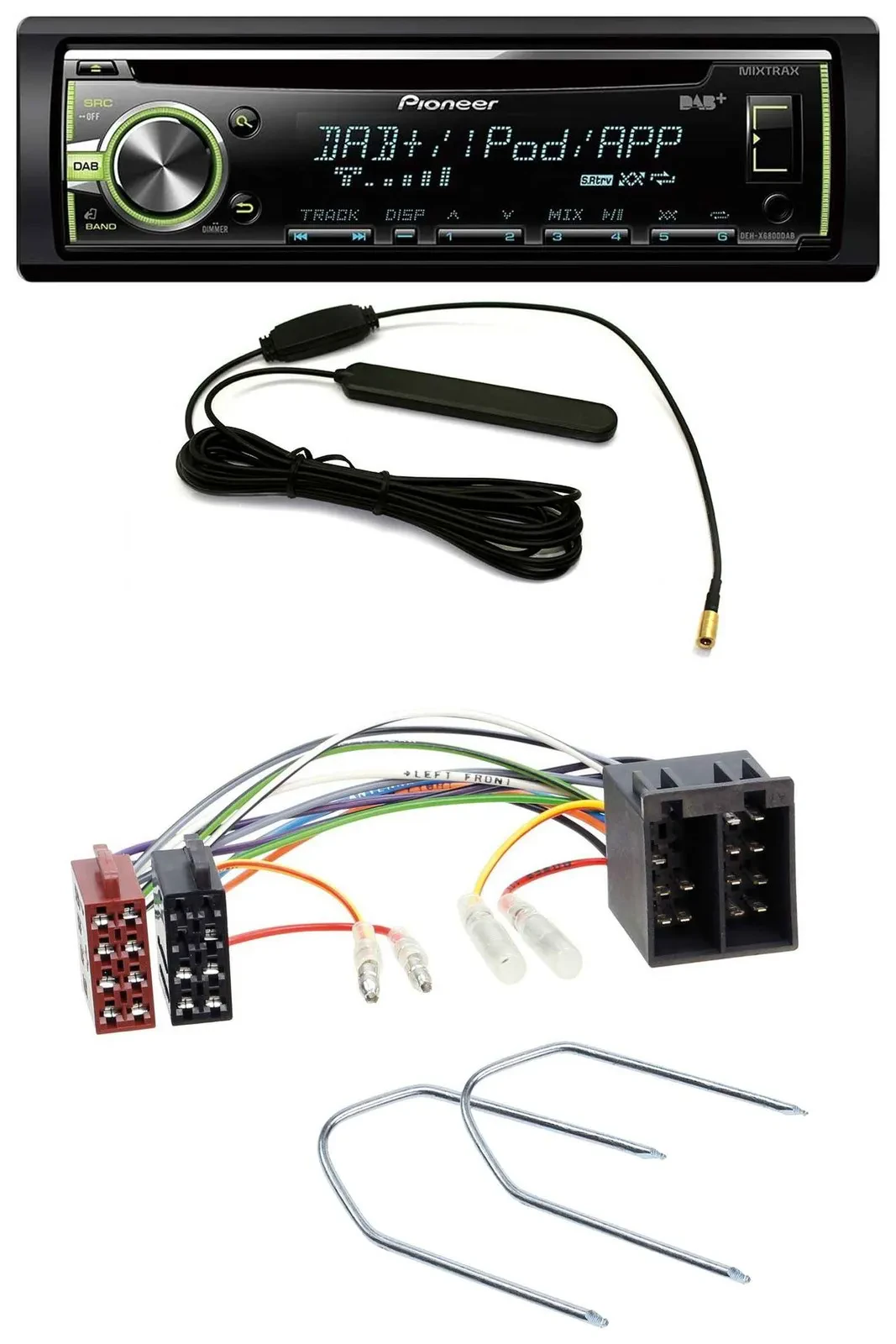 Pioneer MP3 USB CD DAB AUX Autoradio für Seat Toledo 1 1991-1999 Ibiza 1984-1993