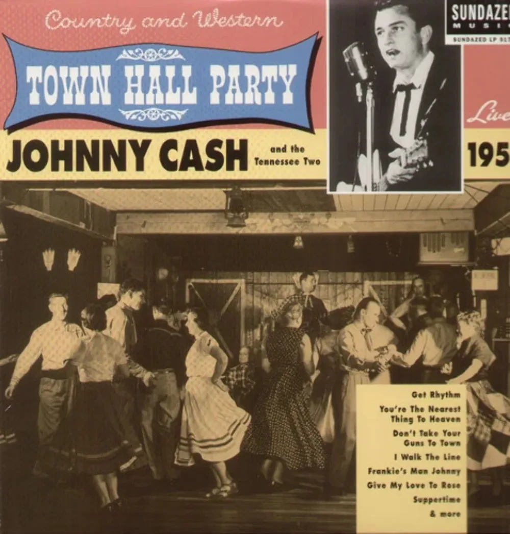 Виниловая пластинка Johnny Cash And The Tennessee Two – Live At Town Hall Party 1958 Sealed