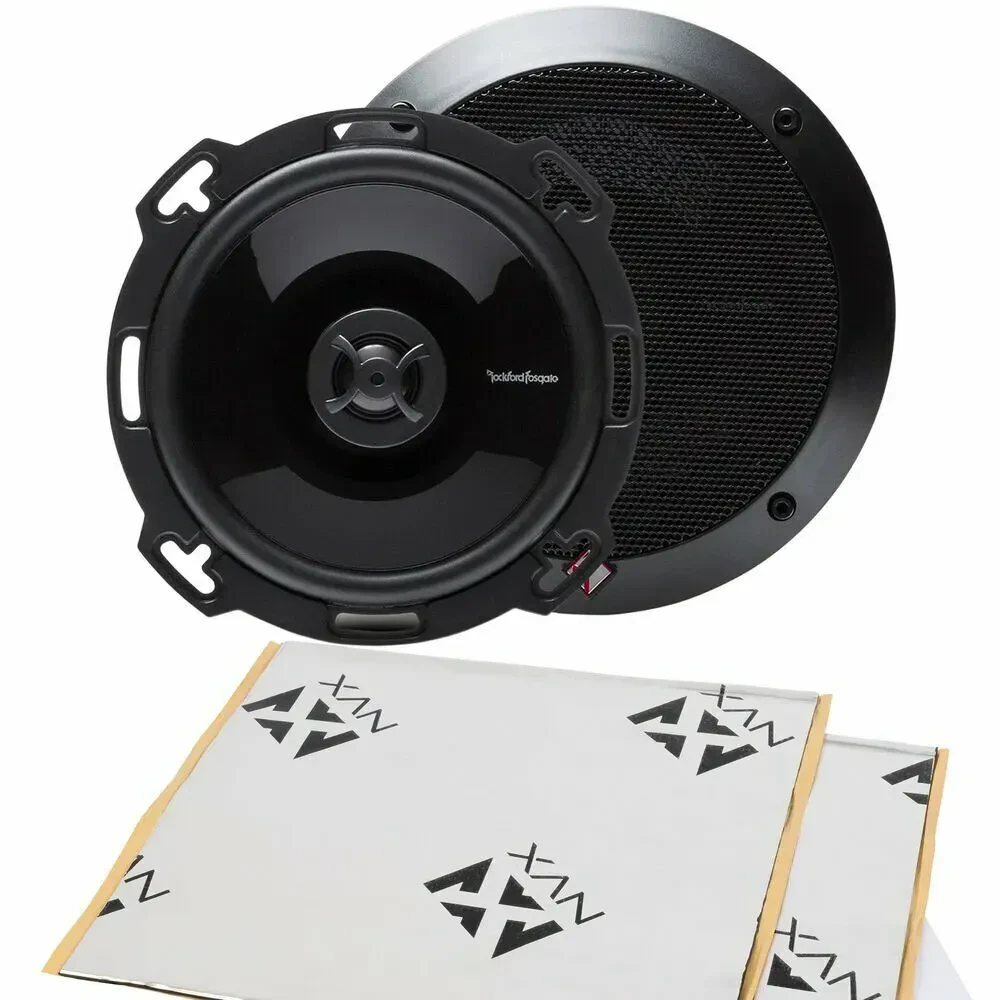 Коаксиальные автомобильные динамики Rockford Fosgate Punch P16 6" (набор) с комплектом шумоизоляции