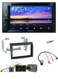 Pioneer Bluetooth 2DIN USB DVD DAB Lenkrad Autoradio für Citroen Jumper ab 14 sc
