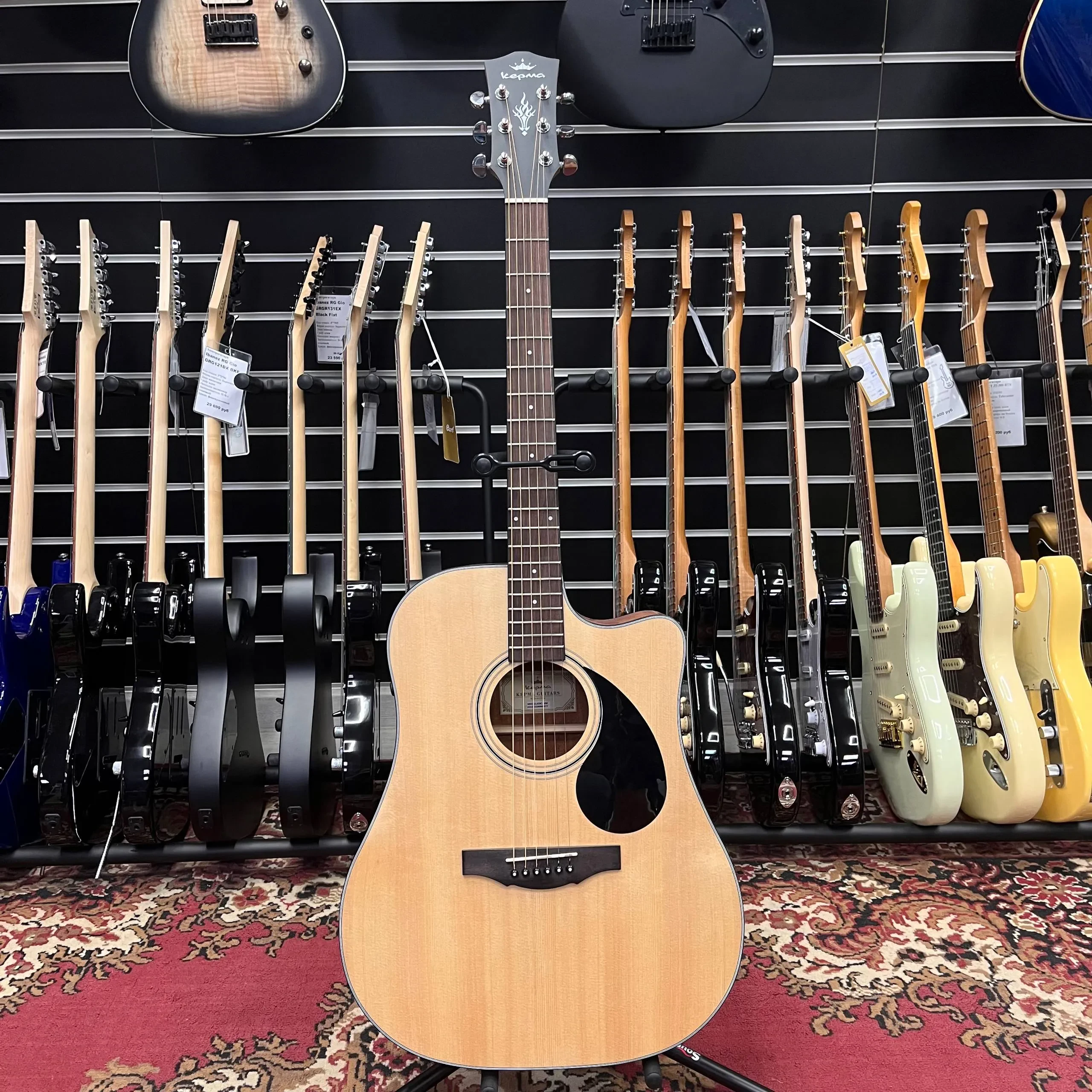 Трансакустическая гитара Kepma EDC GGP-02 Natural Matt