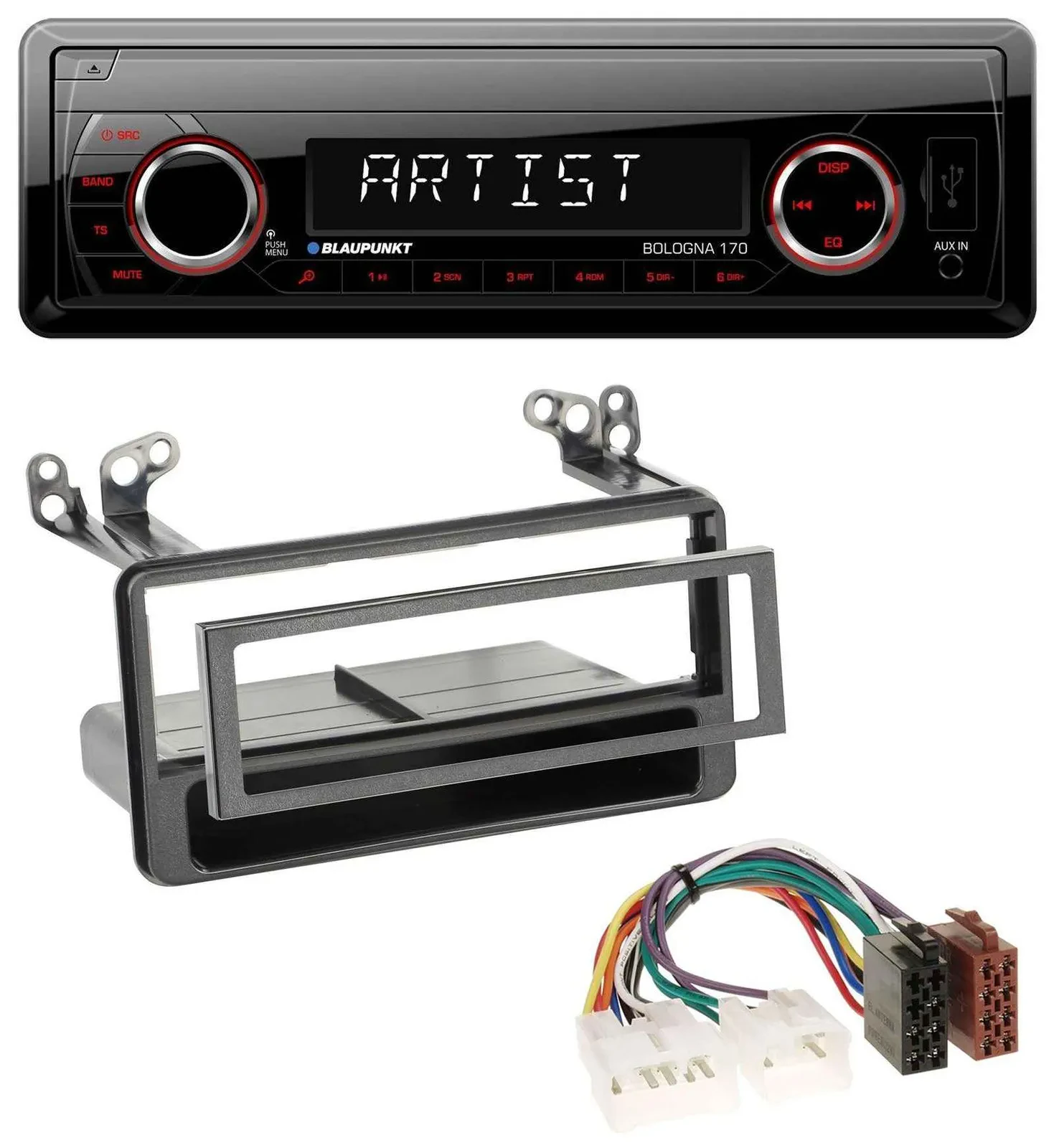 Blaupunkt SD USB 1DIN MP3 AUX Autoradio für Toyota MR2, RAV4, Yaris Verso