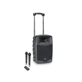 Портативная акустическая система LD Systems ROADBUDDY 10 HHD 2 B5 аккумуляторная, с микшером, Bluetooth и двумя радиомикрофонами