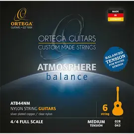 Струны для классической гитары Ortega Atmosphere Balance ATB44NM 28-43