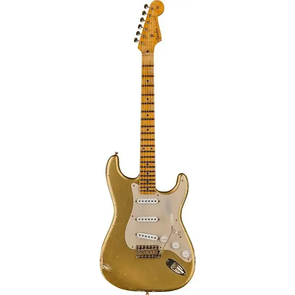 Электрогитара Fender Custom Shop LE '55 Bone Tone Stratocaster Relic Aged HLE Gold