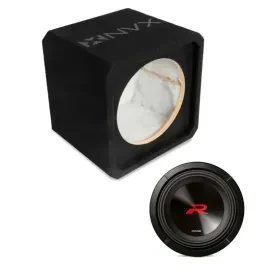 Сабвуфер для авто NVX NE121S 12", закрытый корпус (MDF 3/4"), с сабвуфером 12"