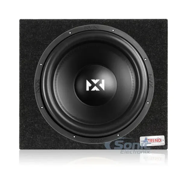 NVX YSW154 800W RMS Dual 4-Ohm 15" Subwoofer w/ Enclosure (15SA)