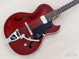 1961 Guild Starfire I Vintage Hollowbody Guitar w/ DeArmond DynaSonic & Case