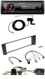 Автомагнитола Pioneer DAB, Bluetooth, USB для Audi A4 2000–2009, ISO, Fakra, поддержка кнопок на руле