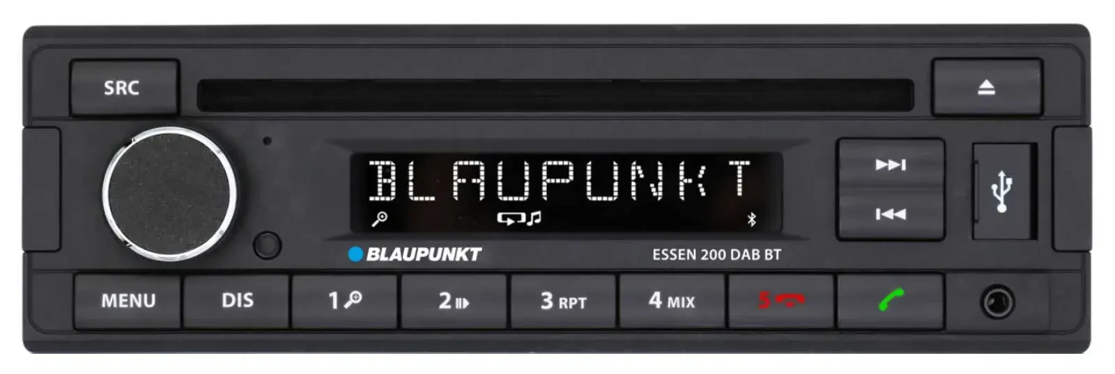 Автомагнитола Blaupunkt Essen 200 DAB BT CD/MP3, DAB, Bluetooth, USB, AUX-IN