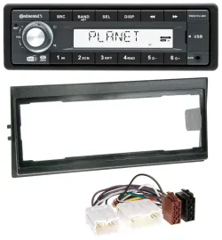 Continental MP3 AUX USB DAB 1DIN Autoradio für Volvo 940, 960, S40 (bis 2000)