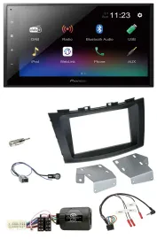 Pioneer USB Bluetooth DAB 2DIN Lenkrad Autoradio für Suzuki Swift ab 2011
