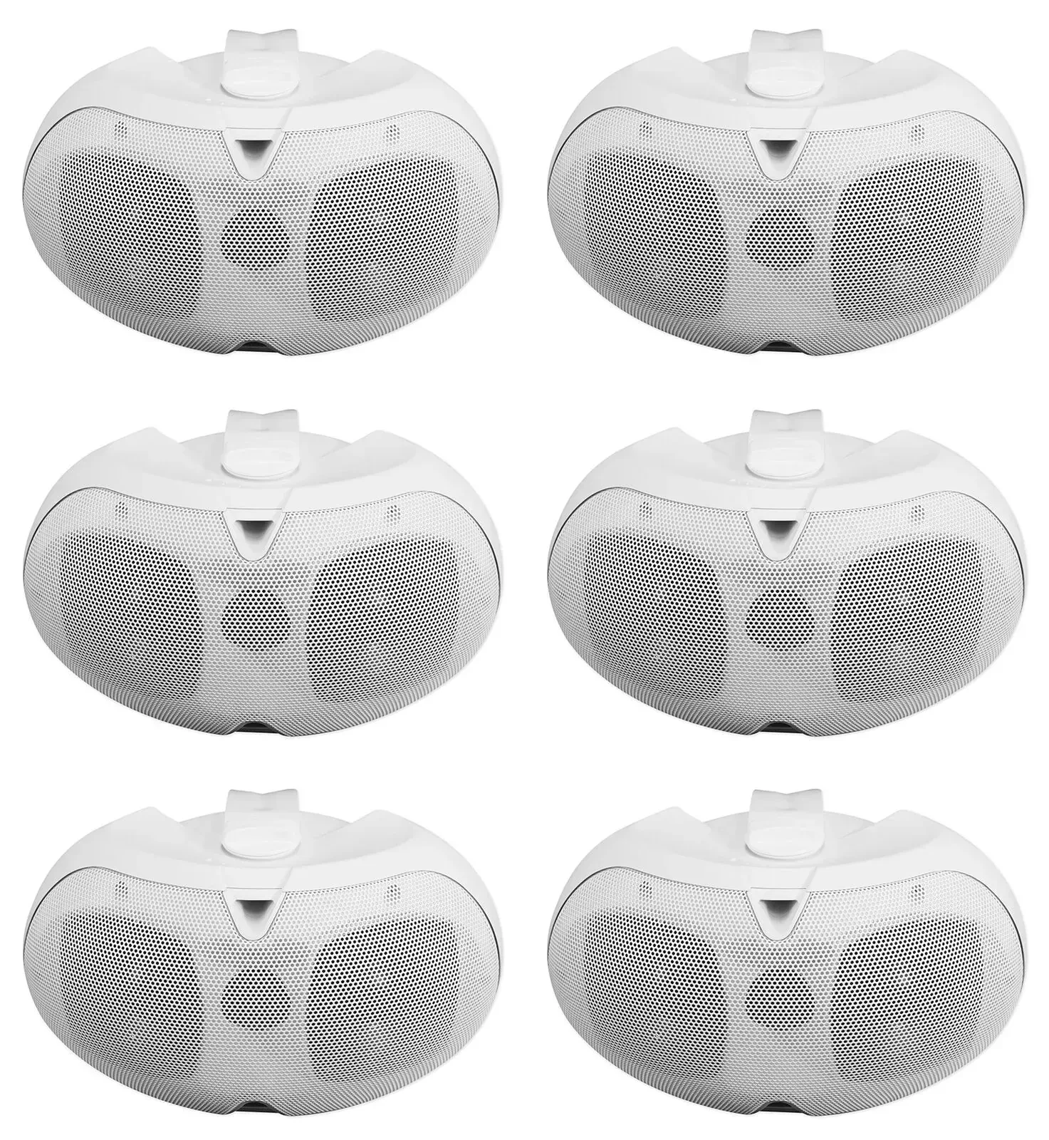 Настенная акустика Rockville D4-70 White 4" 30W (6 штук)