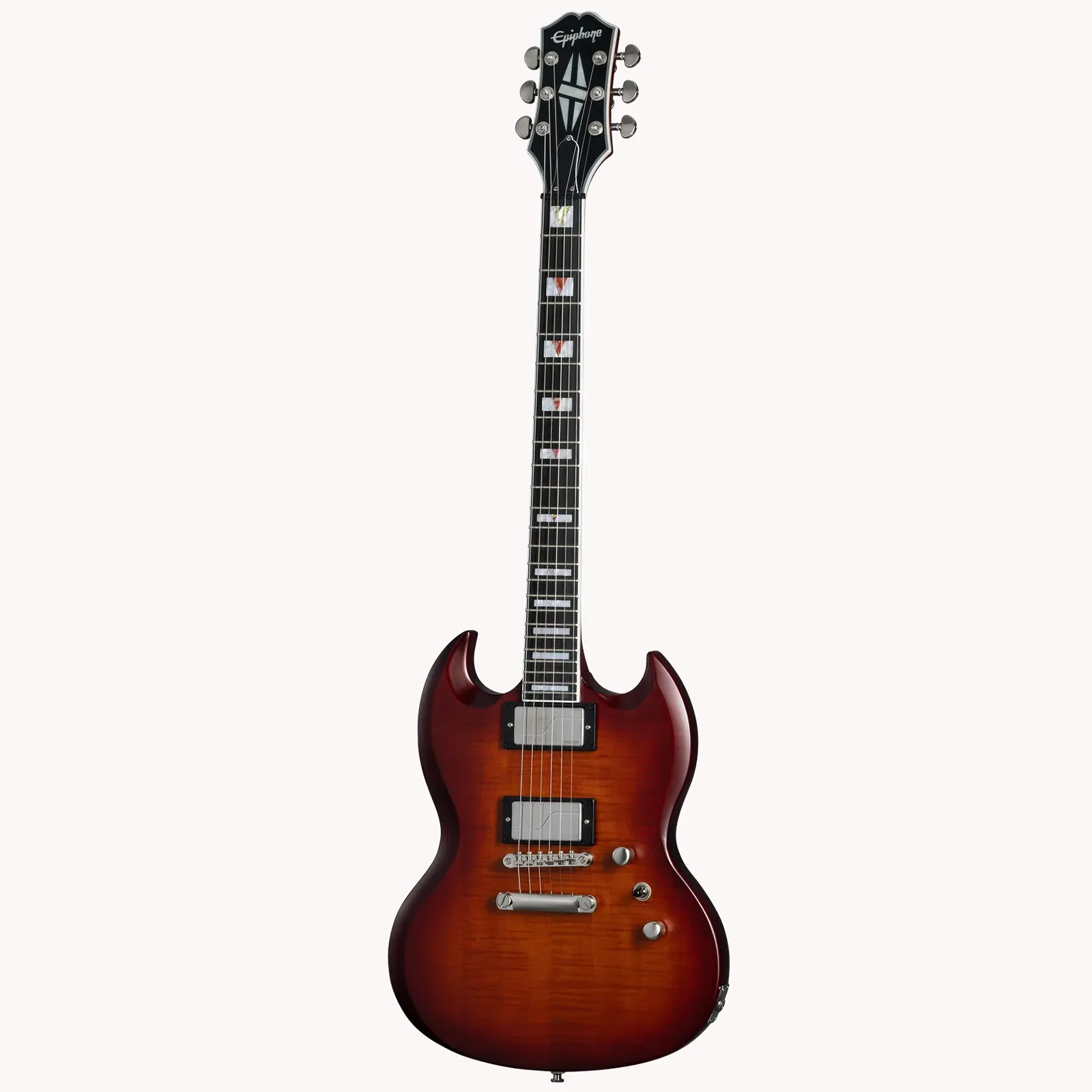 Электрогитара Epiphone SG Prophecy Aged Jet Bengal Tiger Burst