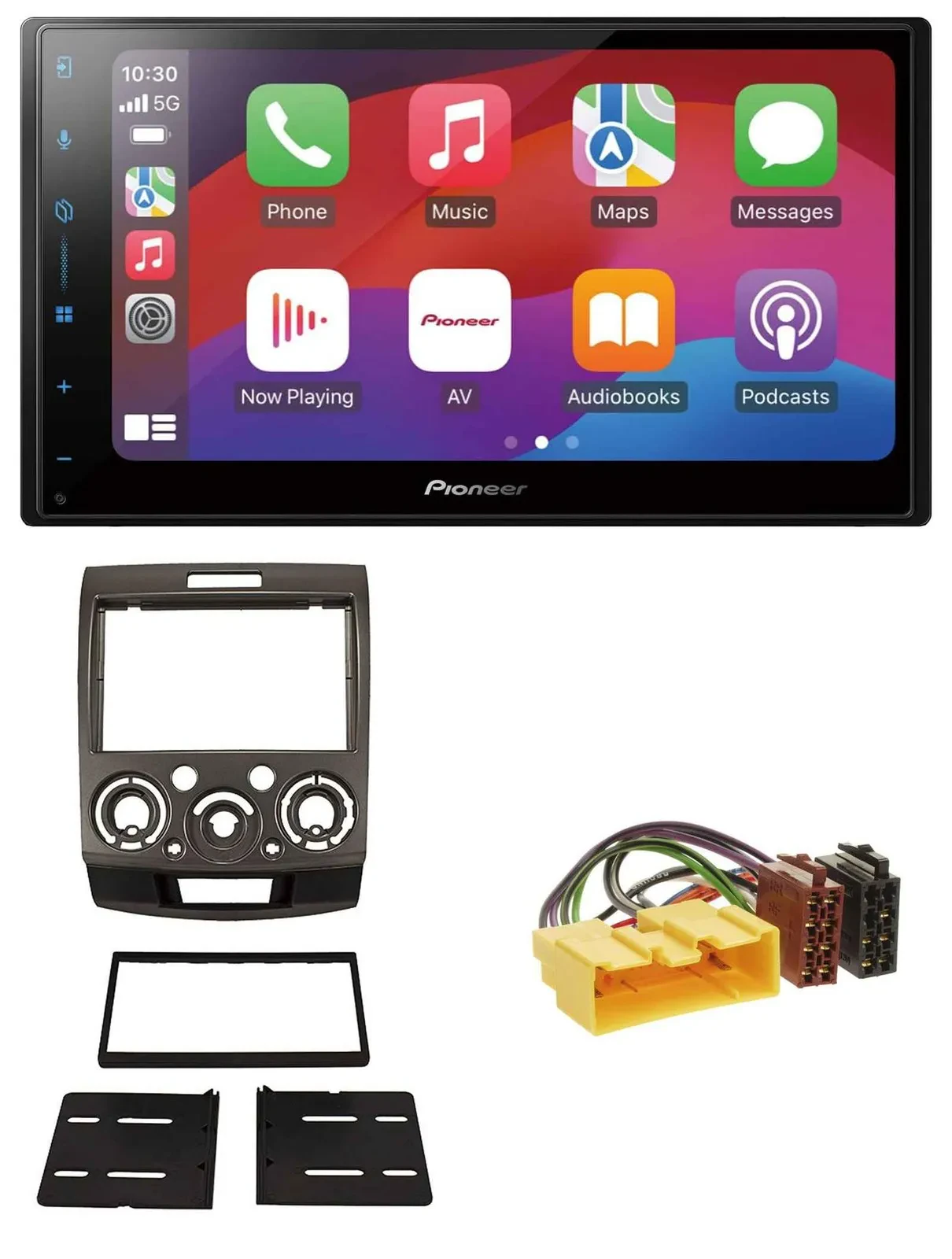 Pioneer DAB USB MP3 Bluetooth 2DIN Autoradio für Ford Ranger Mazda BT50 ab 06