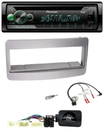Автомагнитола для Toyota RAV4 (2001–2006) Pioneer CD/USB/MP3, DAB, поддержка управления на руле, тёмно‑серебристая