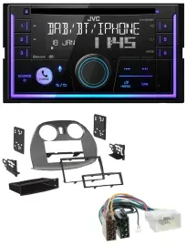 JVC MP3 USB 2DIN DAB Bluetooth CD Autoradio für Mitsubishi Eclipse 4G 05-12