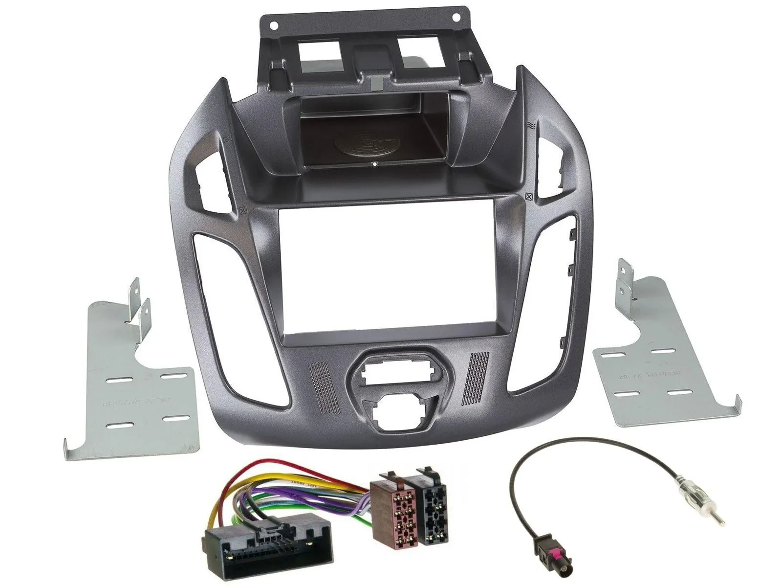 Radioeinbauset Doppel DIN Autoradio für Ford Transit ohne Display 2012-2018 Conn