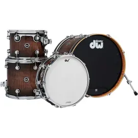 DW DWe Wireless A/E Convertible 4-Piece Shell Pack w/20" Bass Black Burst