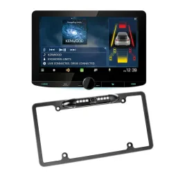 Kenwood DNR1008RVS 10.1" Double-DIN Multimedia Receiver + License Plate Camera