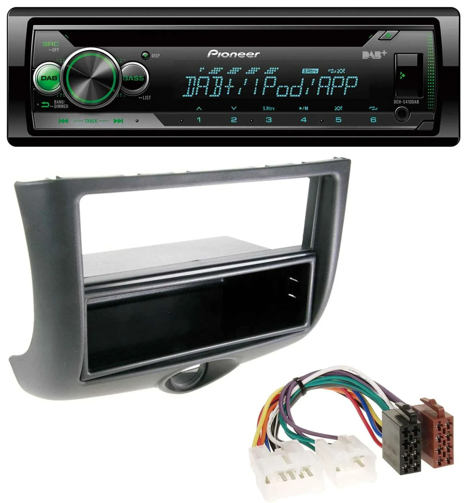 Автомагнитола для Toyota Yaris (1999–2003) Pioneer USB MP3 DAB AUX CD