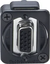 Переходник панельный Switchcraft EHHD15FFB D-Sub HD15 (F–F)
