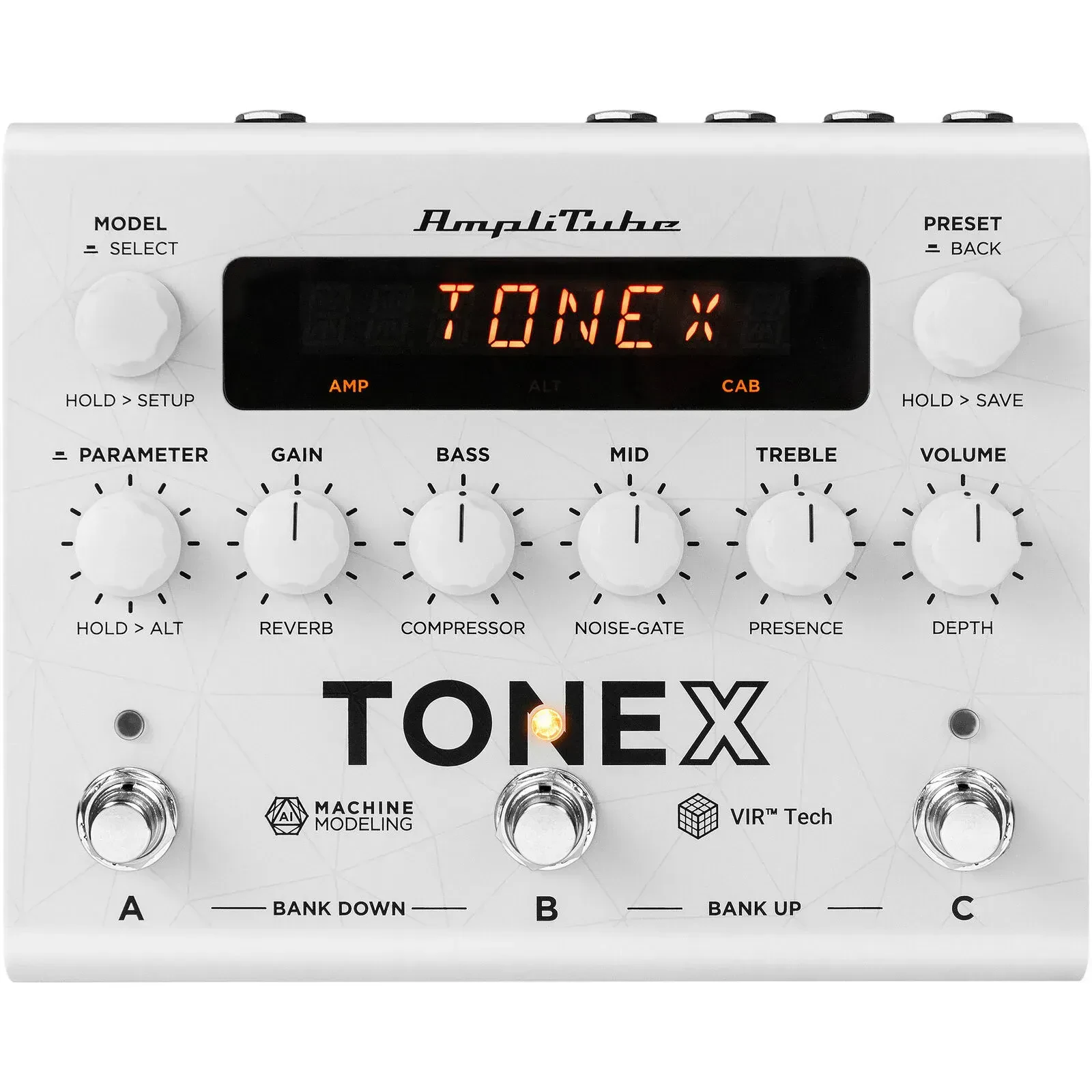 Процессор для электрогитары IK Multimedia ToneX Pedal Anniversary Edition White