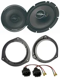 Pioneer 16,5cm 3-Wege 320Watt Lautsprecher für Hyundai i20 ab 15 Tür Front Heck